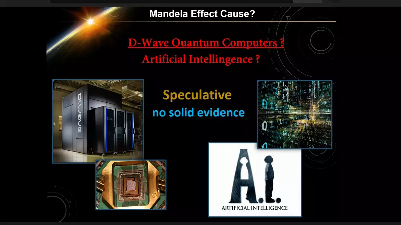MANDELA EFFECT D WAVE
