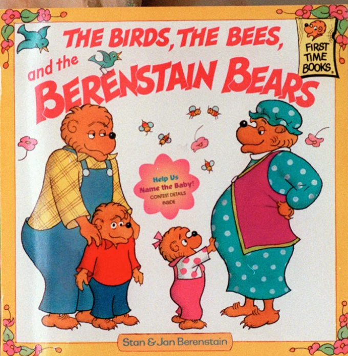 BERENSTEIN BEARS MISSPELLED TO BERENSTAIN