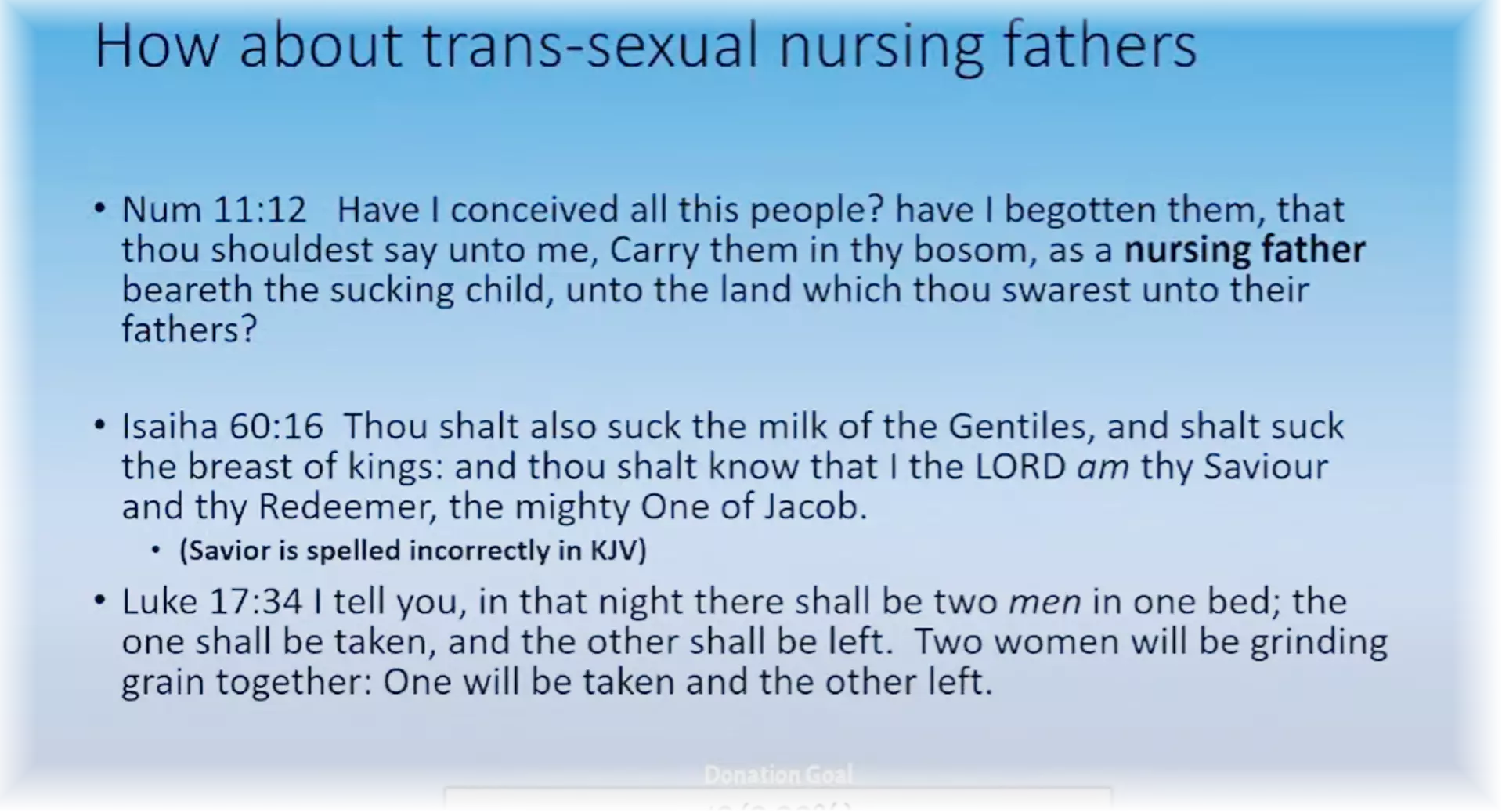 NUSING FATHER IN BIBLE