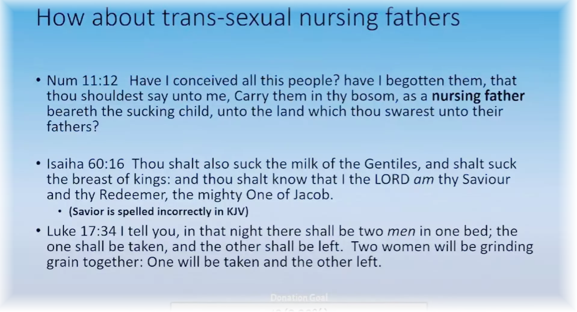 NUSING FATHER IN BIBLE