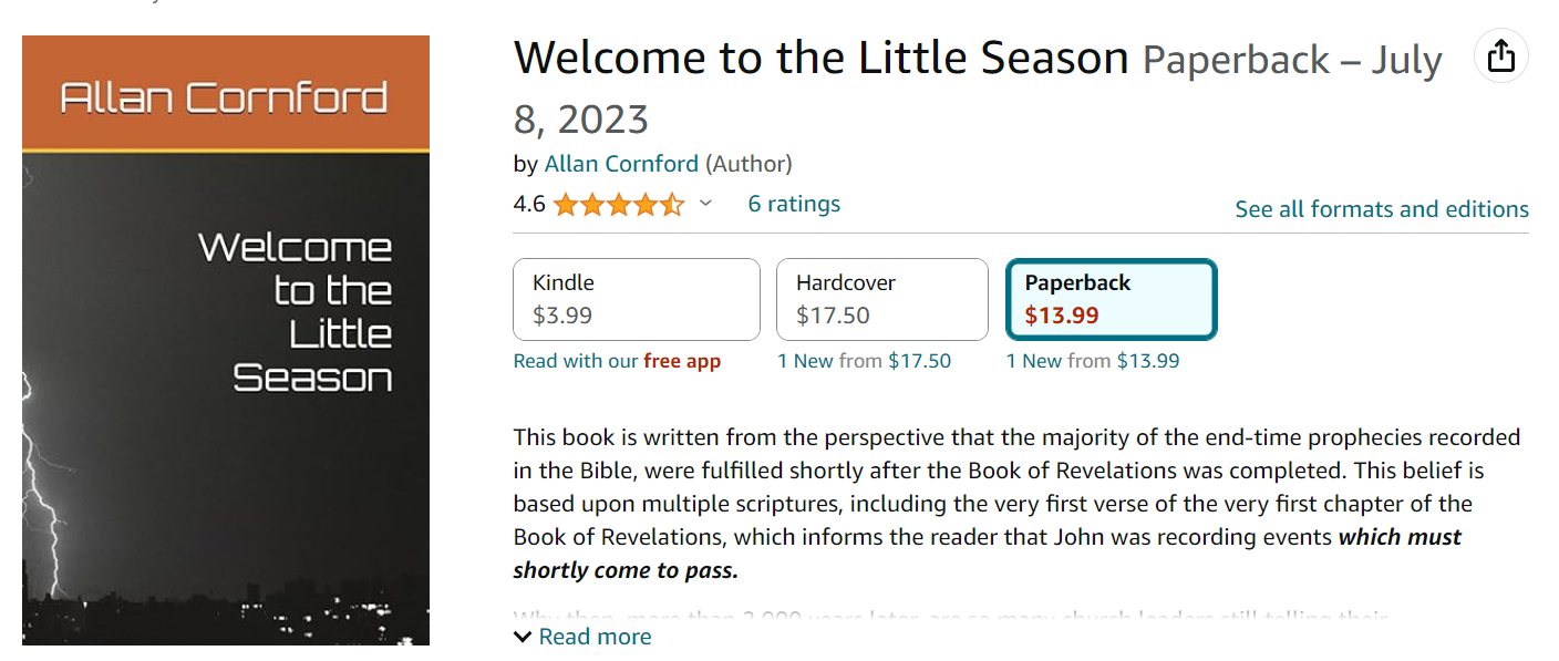 WELCOME TO THE LITTLE SEASON BOOK