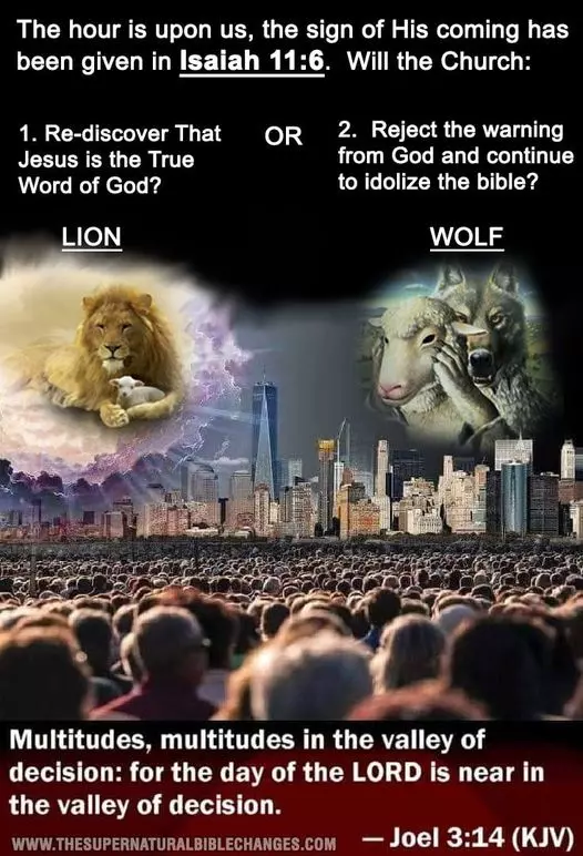 Isaiah 11:6 used to say that