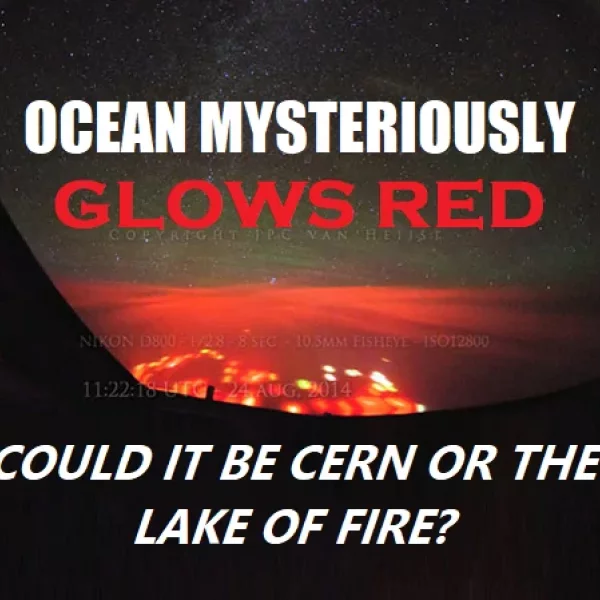 The Ocean is Glowing Bright Red