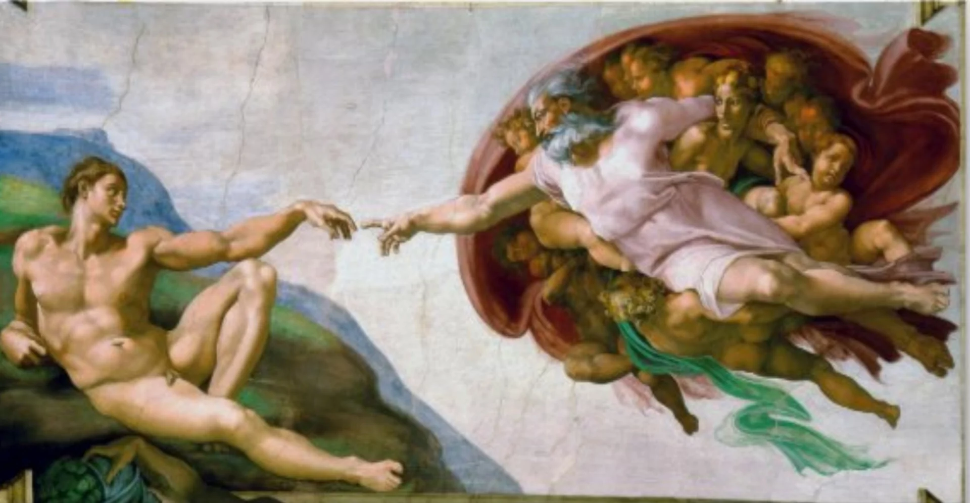 creation of man be michelangelo