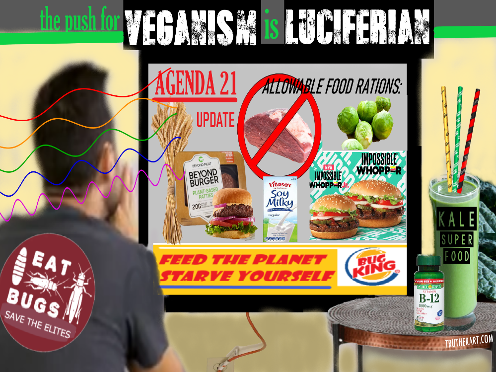 THE PUSH FOR VEGANISM IS LUCIFERIAN