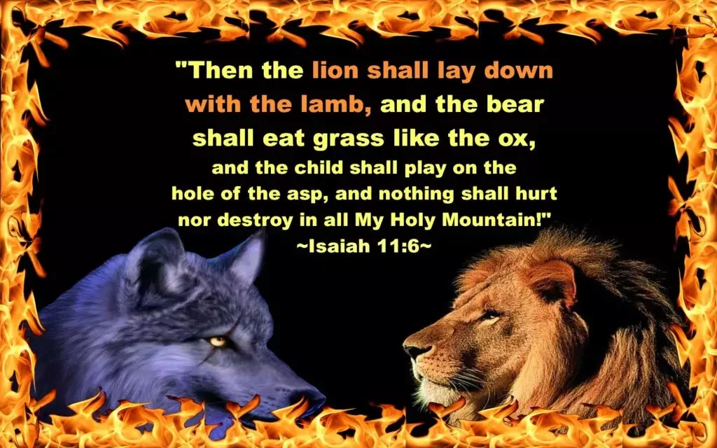 LION AND LAMB ISAIAH 11:6