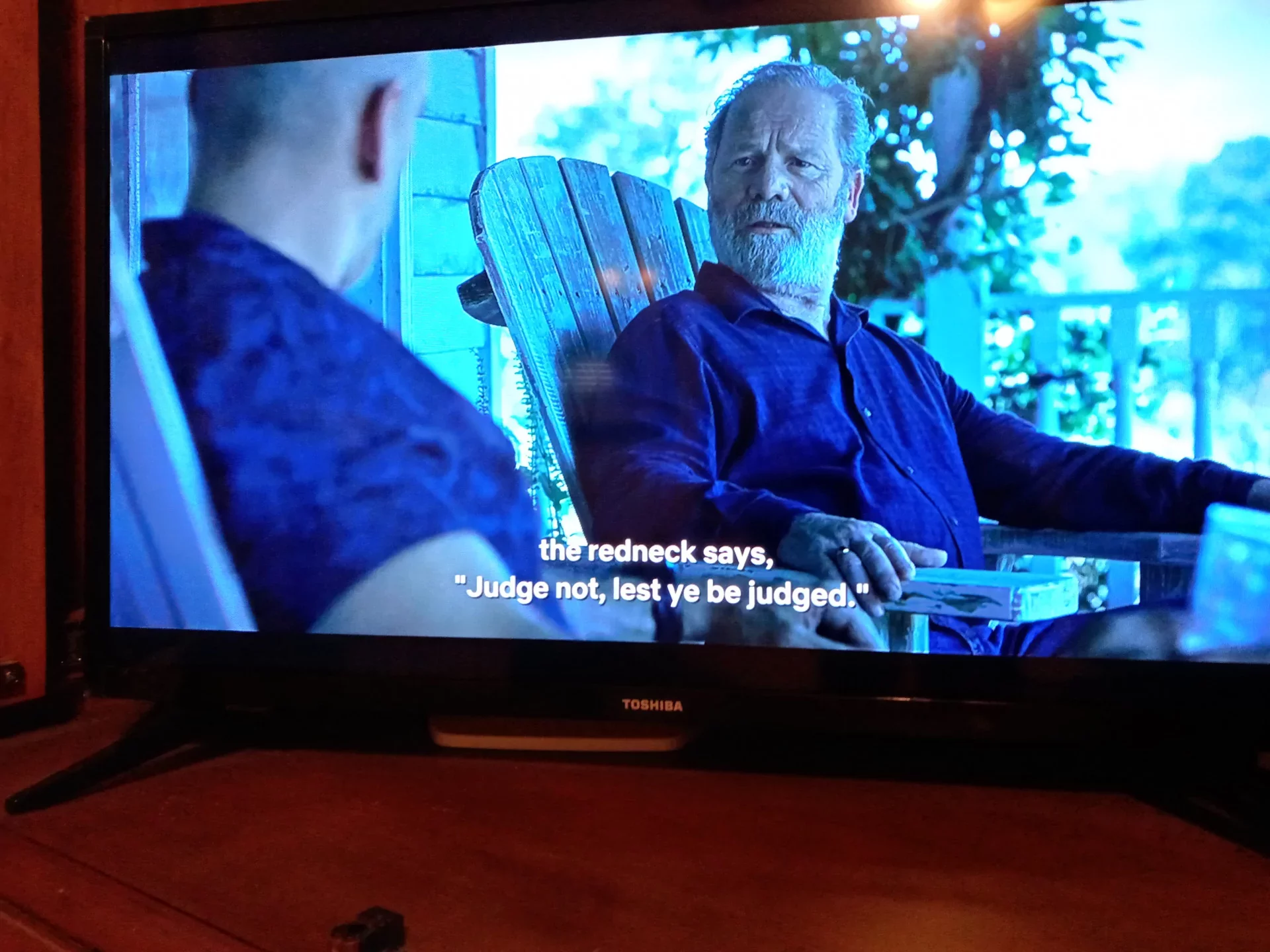 JUDGE NOT LEST YE BE JUDGED OZARK on Netflix: Season 1 Episode 4: 53:12 